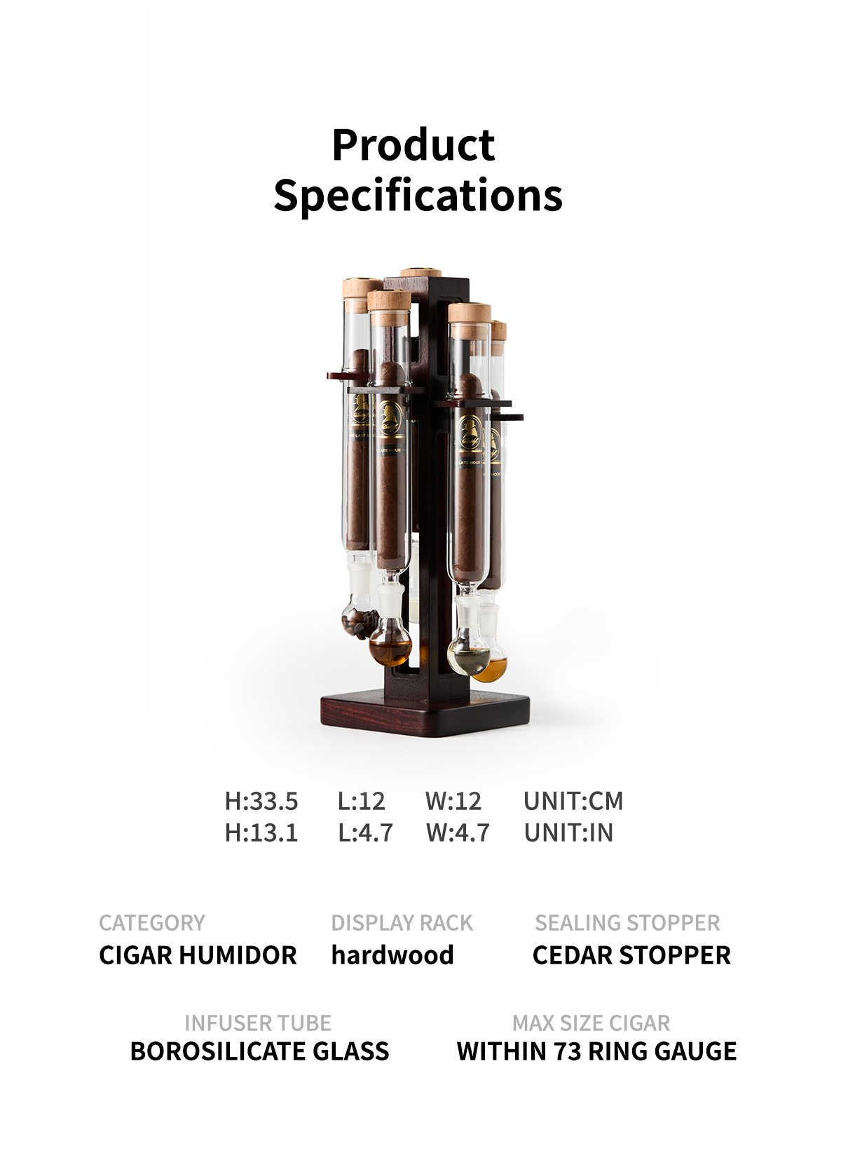 Timelooper cigar Flavor Infuser Humidor 11 五管环绕1 11 1