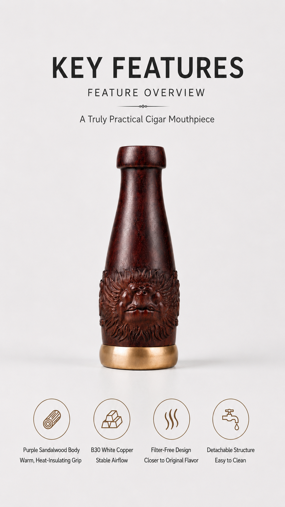 LION CIGAR MOUTHPIECE 11 11