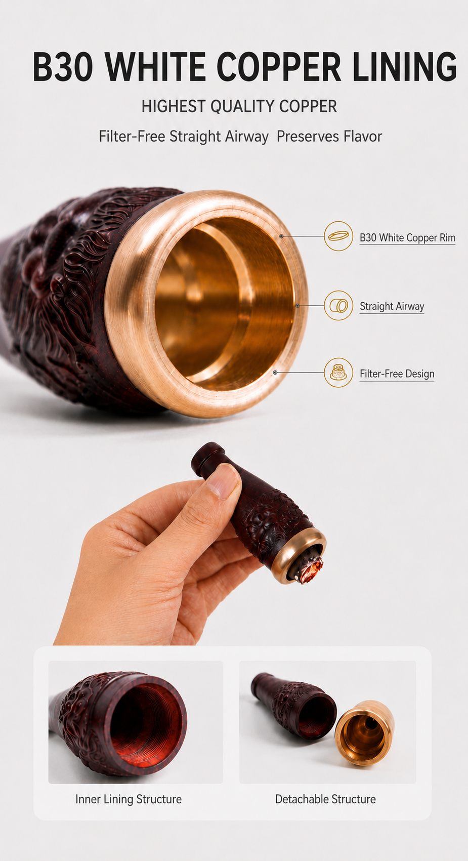 LION CIGAR MOUTHPIECE 5 5
