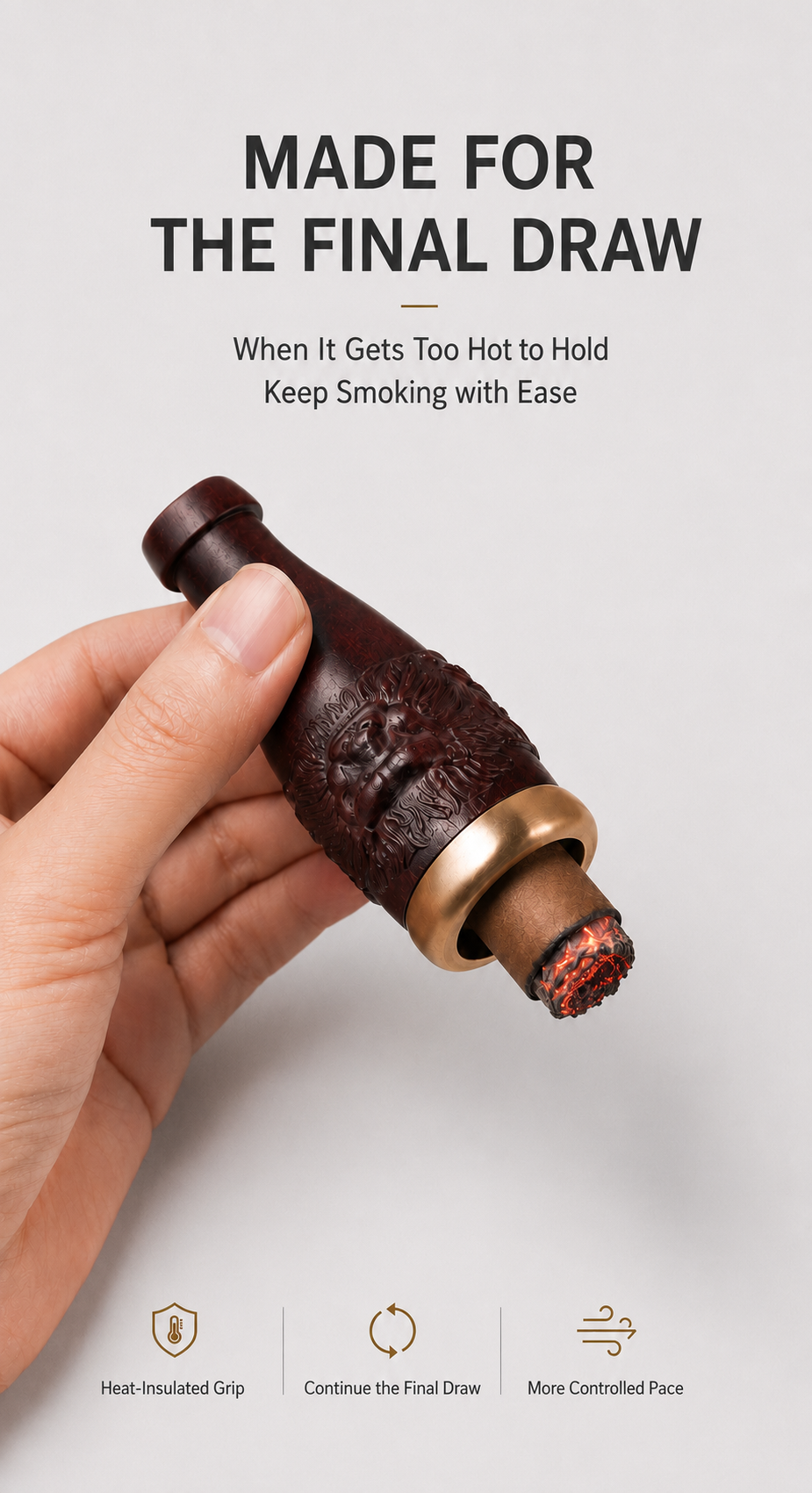 LION CIGAR MOUTHPIECE 7 7