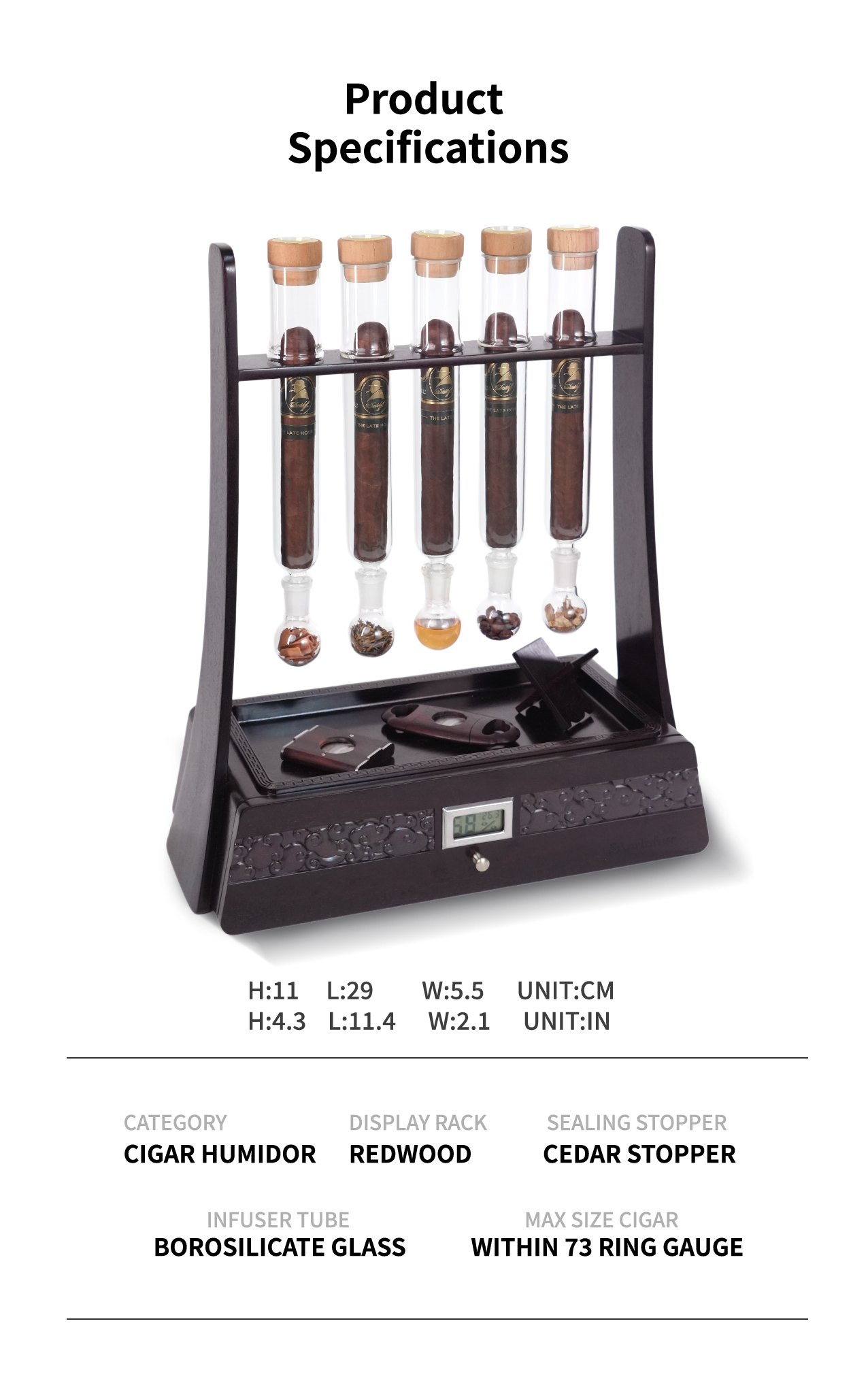 Vault Curvo-CigarHumidor 30 祥云香仓 雪茄盒英文版 10