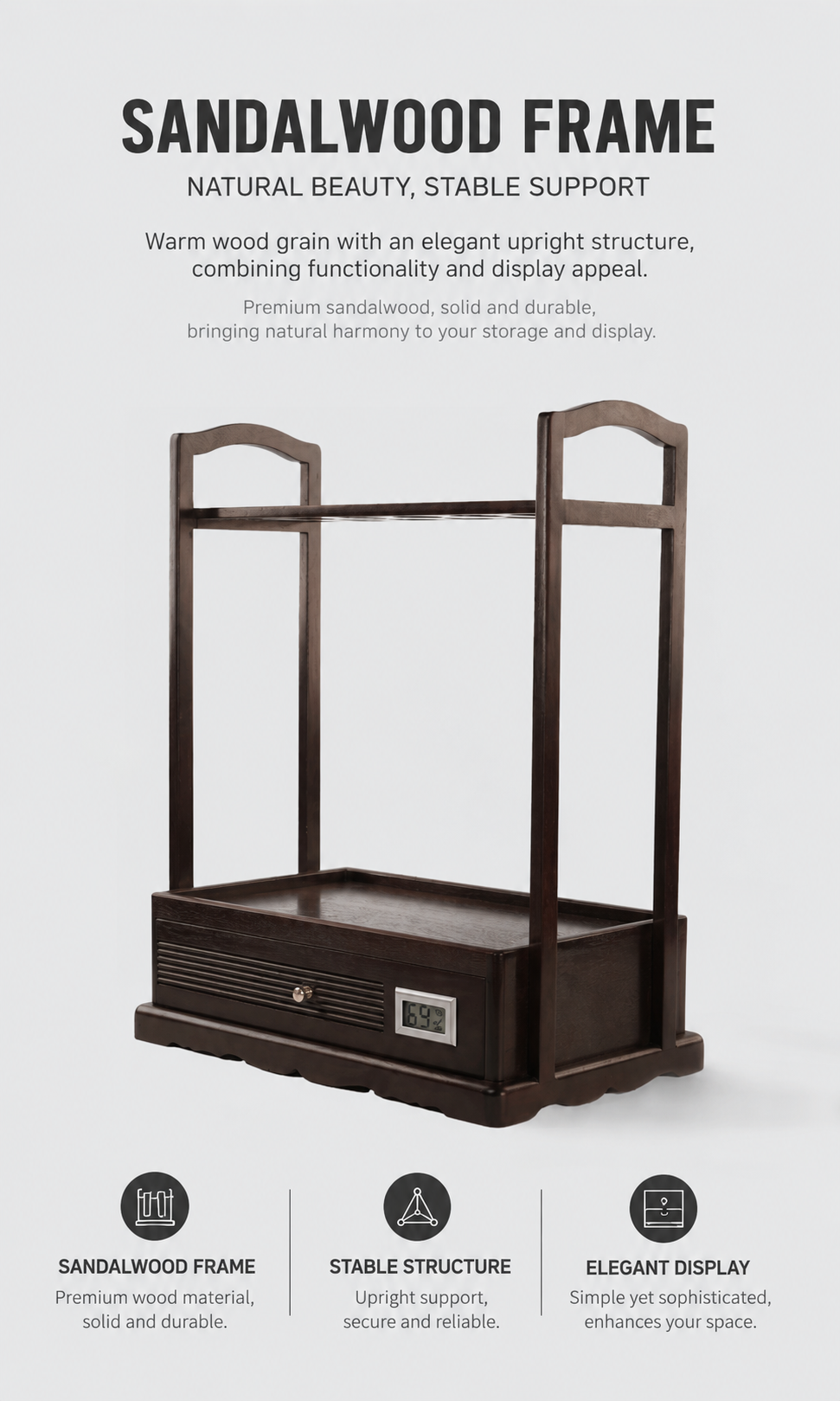 Exquisite Rosewood Cigar Humidor | A Legacy of Fine Wood, Crafted for the Ultimate Cigar Experience 8 8